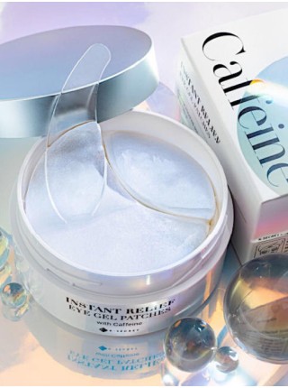 K-Secret Патчи против отеков с кофеином INSTANT RELIEF EYE GEL PATCHES CAFFEINE 