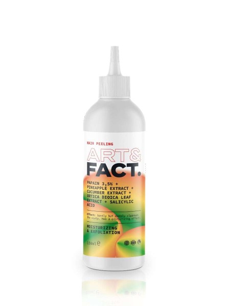 ART&FACT Очищающий и энзимный пилинг для кожи головы и волос с папаином PAPAIN 3,5% 150мл