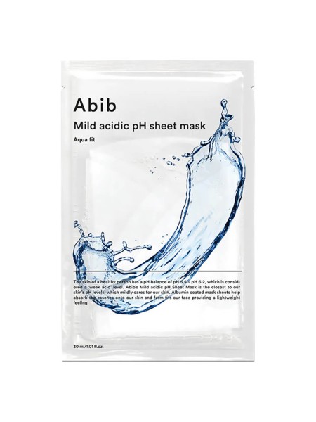 Abib Увлажняющая слабокислотная маска с пробиотиками Mild Acidic pH Sheet Mask Aqua Fit
