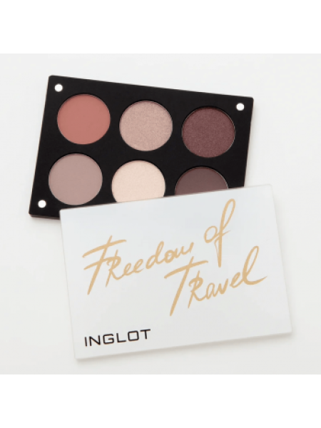 INGLOT Магнитная палитра FREEDOM OF TRAVEL EYESHADOM PALETTE 2