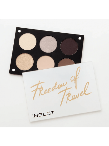 INGLOT Магнитная палитра FREEDOM OF TRAVEL EYESHADOM PALETTE 1