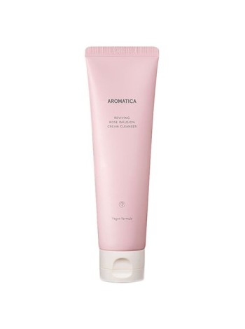 AROMATICA Очищающая крем-пенка с экстрактом розы, 145гр