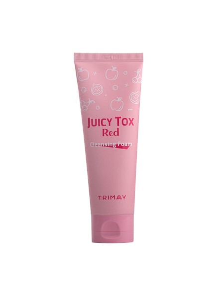 TRIMAY Пенка для умывания Juicy Tox Red Foam Cleanser 120 мл																														