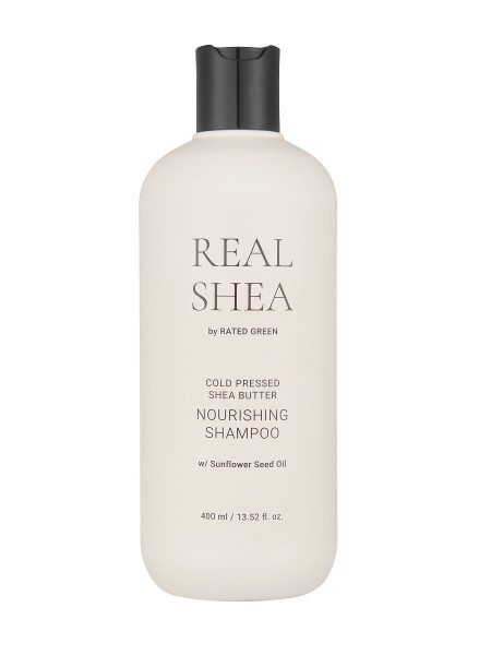 Rated Green Питательный шампунь с маслом ши холодного отжима REAL SHEA 400 мл