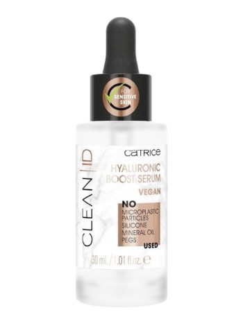 CATRICE Увлажняющая сыворотка с гиалуроновой кислотой Clean ID Hyaluronic Boost Serum Vegan 30мл