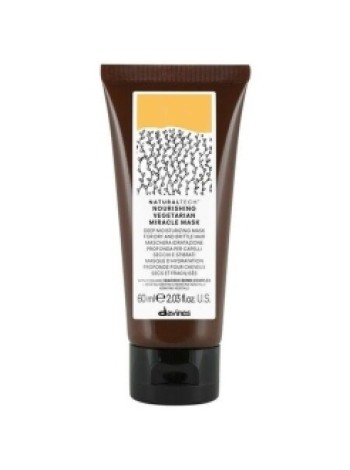 Davines Маска интенсивно питающая для волос Вегетарианское чудо Nourishing mask 60 мл