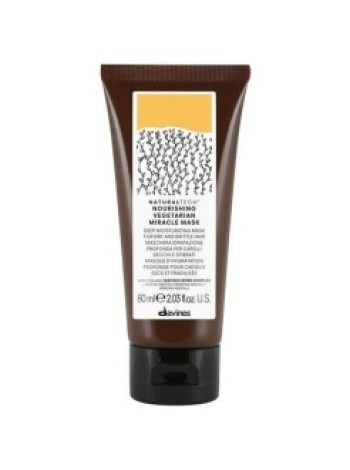 Davines Маска интенсивно питающая для волос Вегетарианское чудо Nourishing mask 60 мл