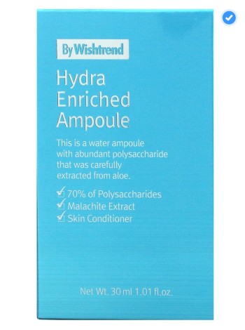 BY WISHTREND Увлажняющая ампула с экстрактом алоэ Hydra Enriched Ampoule 30мл