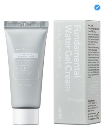 DEAR KLAIRS Гель для лица антиоксидантный - Fundamental Watery Gel Cream 20 мл