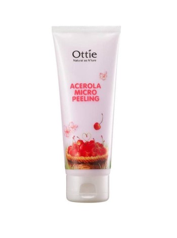 OTTIE Пилинг-скатка с экстрактом вишни Ottie Acerola Micro-Peeling 150 мл