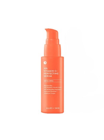 ALLIES OF SKIN Осветляющая сыворотка с витамина С 35% Vitamin C Brighten + Perfecting Serum 30мл