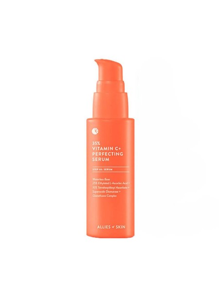 ALLIES OF SKIN Осветляющая сыворотка с витамина С 35% Vitamin C Brighten + Perfecting Serum 30мл