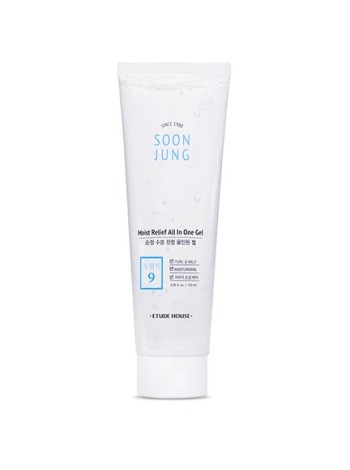 ETUDE HOUSE Гель для лица увлажняющий с пантенолом Soon Jung Moist Relief All In One Gel, 120 мл