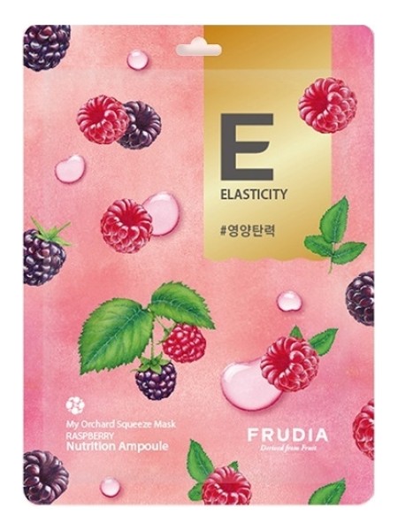 FRUDIA Тонизирующая тканевая маска с малиной MASK RASPBERRY 20 мл.
