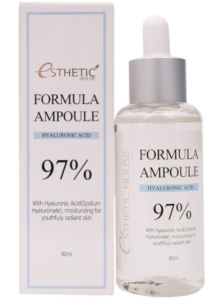 ESTHETIC HOUSE Сыворотка для лица с гиалуроном FORMULA AMPOULE HYALURONIC ACID 80 мл.