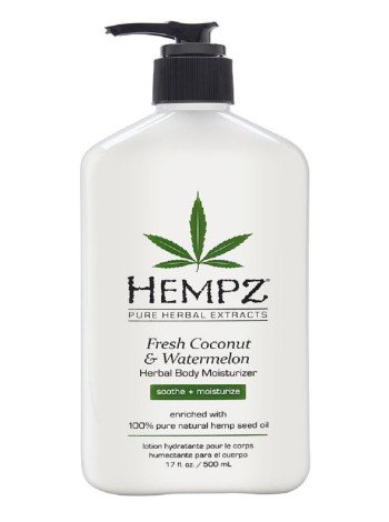 HEMPZ Молочко для тела увлажняющее Кокос и Арбуз Fresh Coconut & Watermelon Herbal Moisturize 500 мл