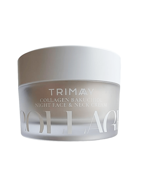 Trimay Ночной крем для лица и шеи с бакучиолом Collagen Bakuchiol Night Face & Neck Cream 50мл