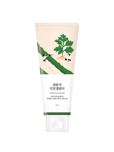 Round Lab Успокаивающая пенка для умывания с полынью Mugwort Calming Cleanser 150мл