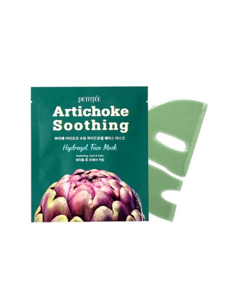 PETITFEE Маска для лица с артишоком Artichoke Soothing Hydrogel Face Mask