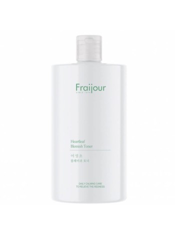 Fraijour Слабокислотный успокаивающий тоник для чувствительной кожи Heartleaf Blemish Toner 500мл