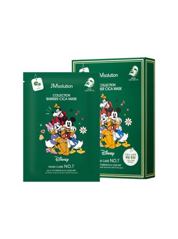 JMsolution Тканевая маска с экстрактом центеллы Disney Collection Barrier Cica Mask 30 мл