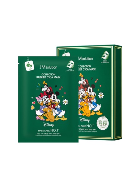JMsolution Тканевая маска с экстрактом центеллы Disney Collection Barrier Cica Mask 30 мл