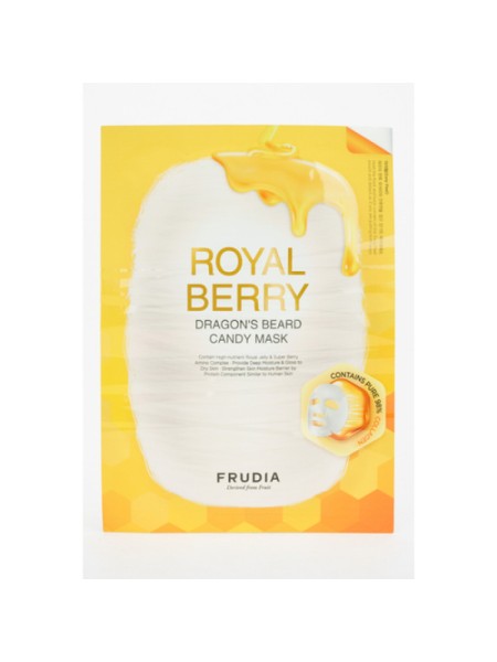 FRUDIA Тающая тканевая маска для лица ROYAL BERRY DRAGON`S BEARD CANDY MASK 27 мл.