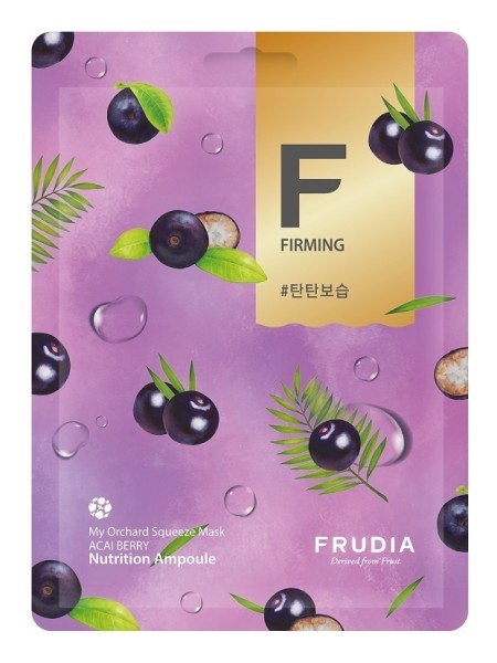 FRUDIA Тканевая маска для лица с ягодами ассаи MY ORCHARD SQUEEZE MASK ACAI BERRY 20 мл.