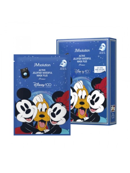 JMSolution Тканевая маска для лица с экстрактом медузы Mask Disney Active Jellyfish Waterfull Plus, 