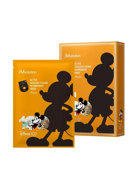 JMSolution Маска для лица питательная с золотом и икрой Mask Disney Active Golden Caviar Nourishing 