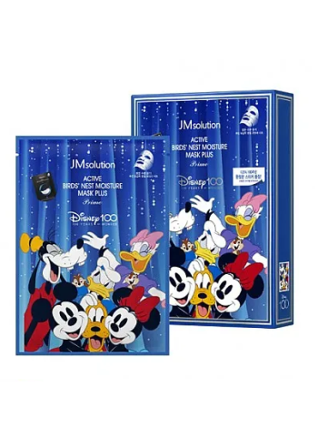 JMSolution Маска для лица с экстрактом ласточкиного гнезда Mask Disney Active Bird's Nest Moisture 