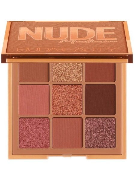 HUDA BEAUTY Палетка теней Medium Nude Obsessions 