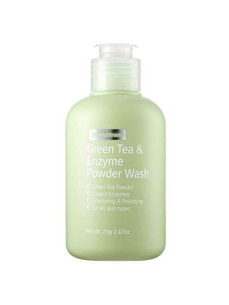 BY WISHTREND Энзимная Пудра С Зеленым Чаем Green Tea&Enzyme Powder Wash 70 гр