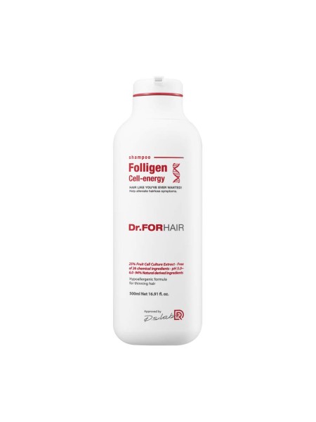 Dr.FORHAIR Энергетический шампунь Folligen Cell-Energy Shampoo 500мл