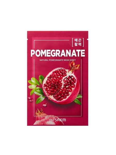 The Saem Тканевая маска с экстрактом граната  Natural Mask Sheet Pomegranate 21 мл