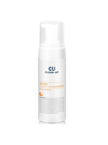 CUSKIN Пенка для умывания с пробиотиками CLEAN-UP AV FREE CLEAN CLEANSER 150 мл