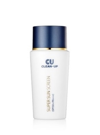 CUSKIN Дневная эмульсия CLEAN-UP SUPER SUN SCREEN SPF50+PA+++ 50мл																								