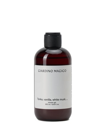 GIARDINO MAGICO Увлажняющий гель для душа Tonka, Vanilla, White Musk 250 мл																									