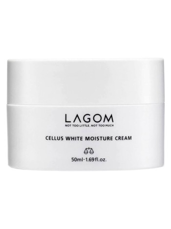 LAGOM Увлажняющий крем для выравнивания тона Cellus White Moisture Cream 50мл