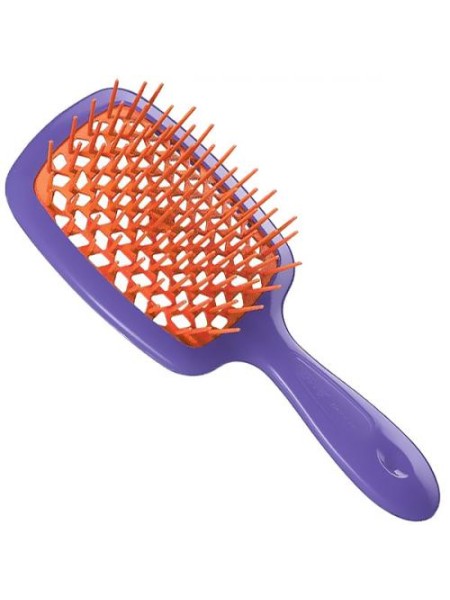 Janeke Расческа Superbrush The Original Italian Patent ( фиолетовый,оранжевый)																						