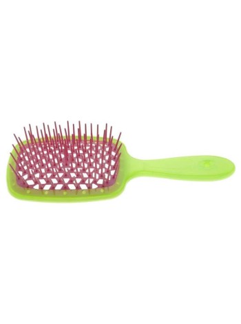 Janeke Расческа Superbrush The Original Italian Patent (зеленый, фиолетовый)