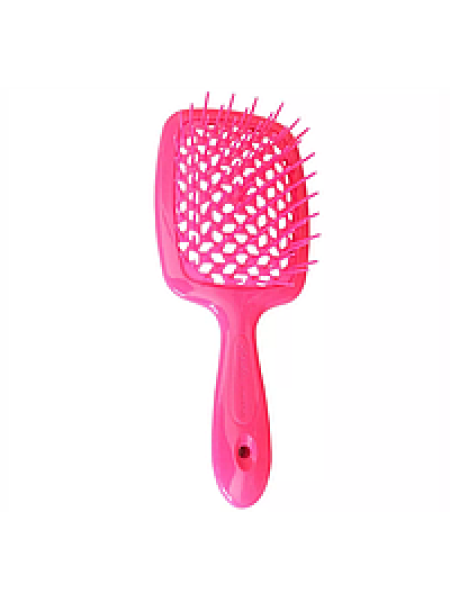 Janeke Расческа Superbrush The Original Italian Patent (неоновый розовый)