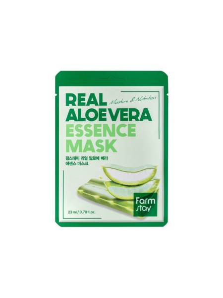 FarmStay Увлажняющая тканевая маска с Алоэ Вера Real Aloe Vera Essence Mask