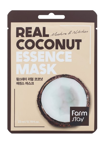 FarmStay Тканевая маска для лица с экстрактом кокоса Real Coconut Essence Mask