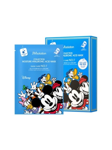 JMsolution Маска тканевая с гиалуроновой кислотой Disney collection moisture hyaluronic acid