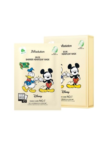 JMsolution Тканевая маска успокаивающая с хауттюйнией -Selfie Barrier Heartleaf Mask 