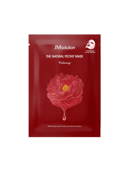 JMsolution Успокаивающая тканевая маска с экстрактом цветка пион The Natural Peony Mask Calming