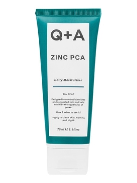 Q+A Увлажняющий крем для лица Zinc PCA Daily Moisturiser 75 мл