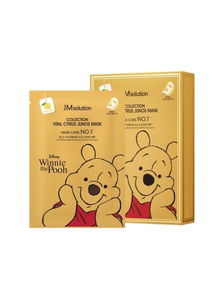 JMsolution Тканевая маска с юдзу  Disney Collection Vital Citrus Junos Mask 30 мл