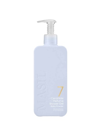 MASIL Гель для душа с церамидами (аромат хлопка) 7 Ceramide Perfume Shower Gel Baby Powder,300 мл